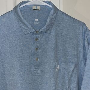 Johnnie O North Carolina UNC Color NC Golf pocket Polo Shirt XL Hanging Out